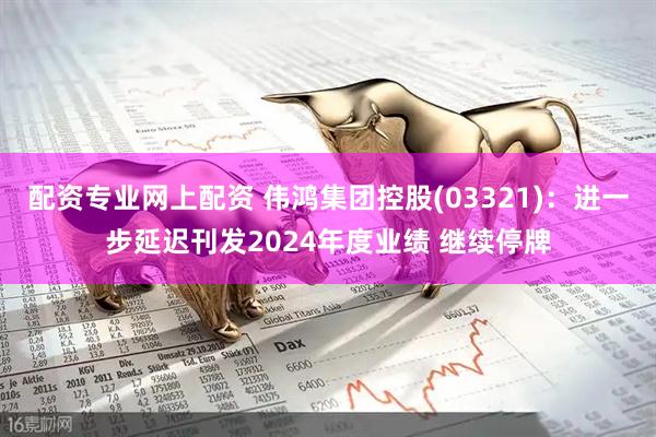 配资专业网上配资 伟鸿集团控股(03321)：进一步延迟刊发2024年度业绩 继续停牌