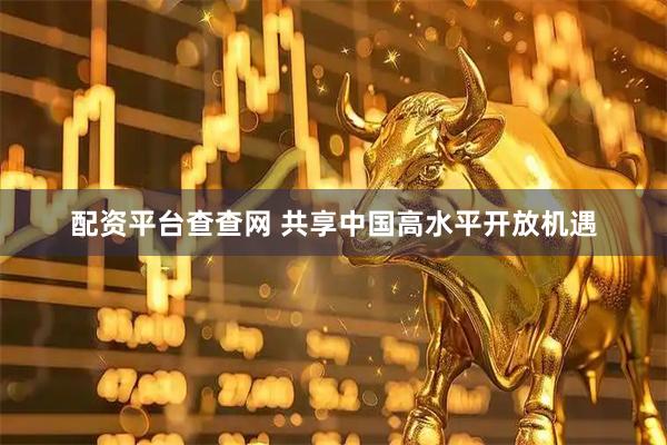 配资平台查查网 共享中国高水平开放机遇