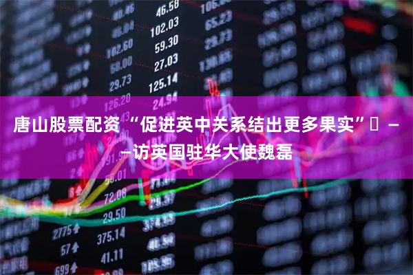 唐山股票配资 “促进英中关系结出更多果实”​——访英国驻华大使魏磊
